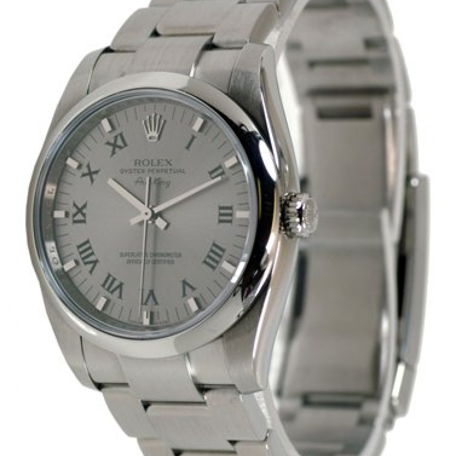 Rolex Air King 114200 Steel with Silver Dial